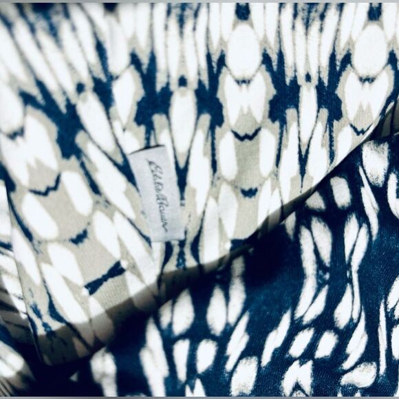 Eddie Bauer maxi dress cross back navy blue summer casual outdoors women’s M - Picture 9 of 9